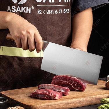 Ultra - Sharp Heavy Duty Meat Cleaver Knife - InspiredGrabs.com